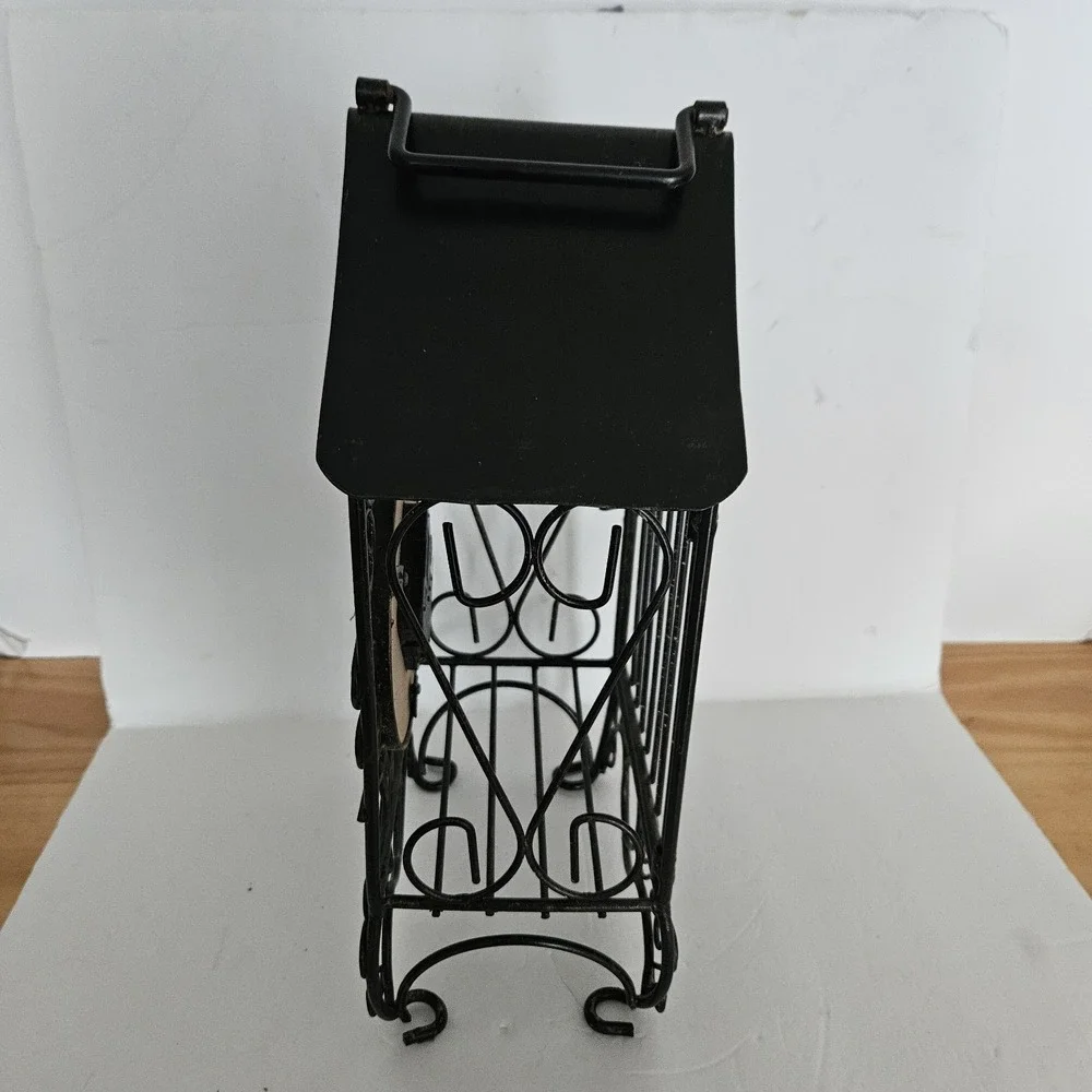 Pierat & Garein Vintage Distressed Bird Cage Clock AA Battery Working